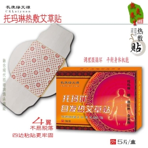 <strong>托玛琳自发热艾草贴/5贴/盒</strong>