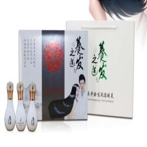 头疗/产品名称：养发之道3件套  功效：生发止脱，白发转黑