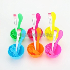 美容院面膜碗套装/diy面膜工具/四件套面膜刷勺/水疗工具批发 